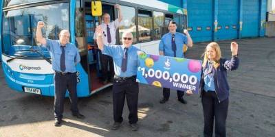 Разрулили проблемы. Британские водители автобусов сорвали огромный джекпот в национальную лотерею