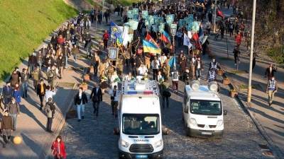 Шествие в честь дивизии СС «Галичина» впервые прошло в центре Киева