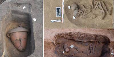 В Египте, в дельте Нила, археологи нашли более ста захоронений возрастом более 3,5 тысяч лет, фото - ТЕЛЕГРАФ