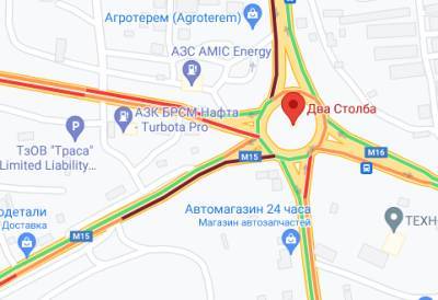 На дорогах Одессы образовались огромные пробки (карта)