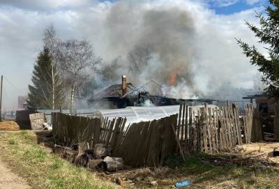 Соцсети: в Смоленской области сгорел дом многодетной семьи