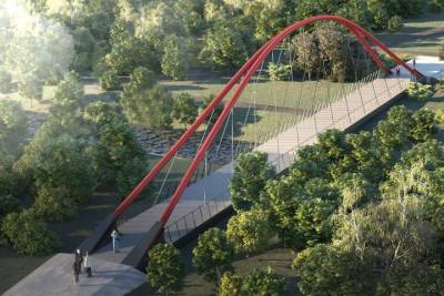 Монолитные конструкции моста в составе ТПУ «Электрозаводская» начали возводить в столице