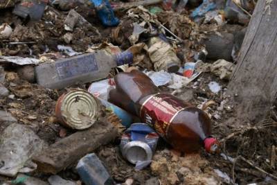 Двое мужчин незаконно вывалили мусор у домов на Таёжной в Чите — видео