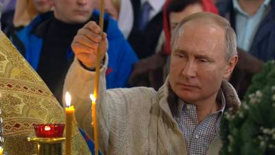 Путин встретит Пасху в церкви