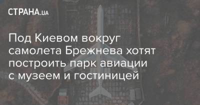 Под Киевом вокруг самолета Брежнева хотят построить парк авиации с музеем и гостиницей