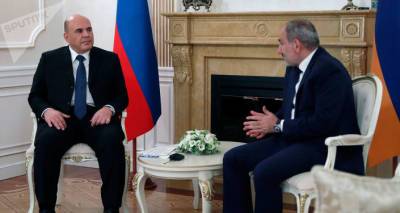 Мишустин передал Пашиняну привет от Путина и предложил подумать о росте товарооборота
