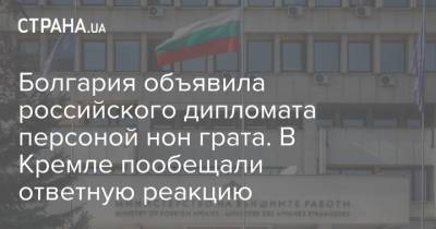 Болгария объявила российского дипломата персоной нон грата. В Кремле пообещали ответную реакцию