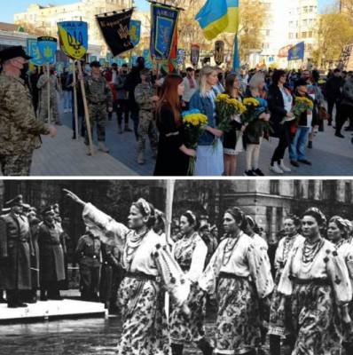 «Обнуление Зеленского»: нацисты маршируют по улицам Киева