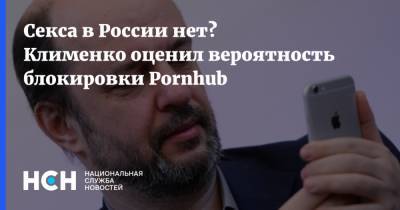 Секса в России нет? Клименко оценил вероятность блокировки Pornhub