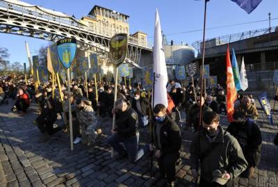 Полиция Киева на нашла нарушений на марше в честь дивизии СС "Галичина"