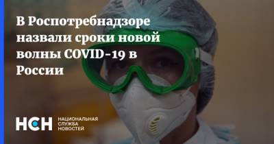 В Роспотребнадзоре назвали сроки новой волны CОVID-19 в России