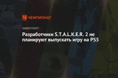 Разработчики S.T.A.L.K.E.R. 2 не планируют выпускать игру на PS5