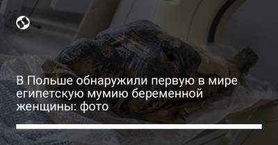 В Польше обнаружили первую в мире египетскую мумию беременной женщины: фото