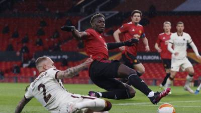 «Манчестер Юнайтед» разгромил «Рому» в 1-м матче полуфинала Лиги Европы