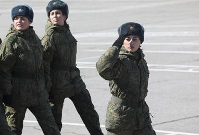 Ленинградские женщины-военнослужащие примут участие в параде Победы в Петербурге
