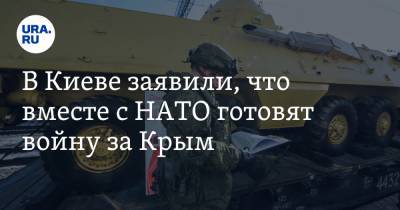 В Киеве заявили, что вместе с НАТО готовят войну за Крым