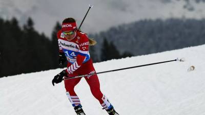 Истомина выиграла марафон на ЧР по лыжным гонкам