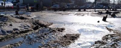 Жители Новосибирска жалуются на грязь из-за стройки четвертого моста