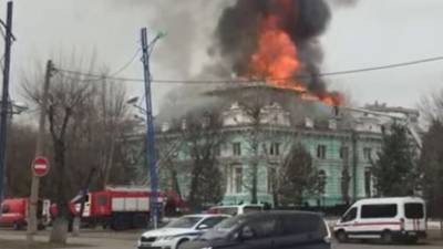 Кардиоцентр в Благовещенске восстановят после пожара не раньше 2022 года