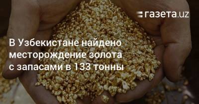 В Узбекистане найдено месторождение золота с запасами в 133 тонны