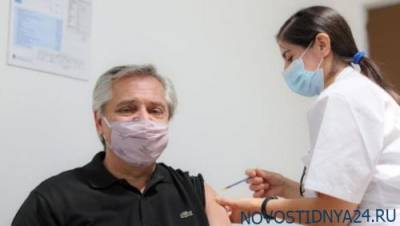 У сделавшего прививку «Спутником V» президента Аргентины заподозрили коронавирус