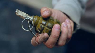 Силовики оцепили улицу в Кингисеппе для задержания дебошира с гранатой