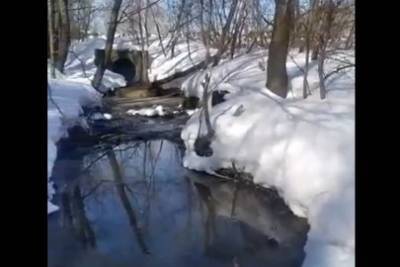 В Башкирии выявили слив канализационных вод в реку