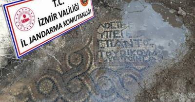 В Турции "черные копатели" обнаружили уникальную мозаику возрастом 1,5 тыс. лет (фото)