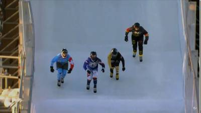 Впервые в России: финал ЧМ по скоростному спуску на коньках