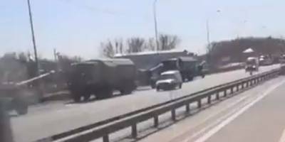 Россия перебрасывает артиллерию на границу с Украиной - в сети появились видео из Ростовской области - ТЕЛЕГРАФ
