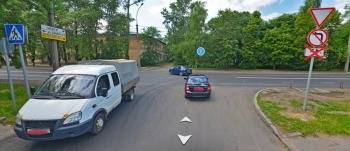 Вологжанам разрешили поворот только направо при выезде с ул. Фрязиновской на ул. Горького