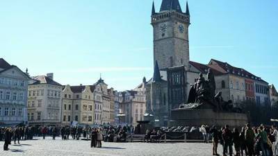 В Чехии пришли антиросийские уличные протесты
