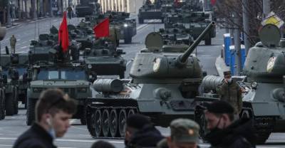 Т-34, "Тайфуны" и "Стрижи": Опубликована схема парада Победы в Москве