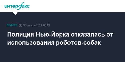 Полиция Нью-Йорка отказалась от использования роботов-собак