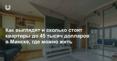 Как выглядят и сколько стоят квартиры до 45 тысяч долларов в Минске, где можно жить