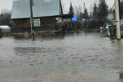 В Красноярском крае затопило поселок Косачи