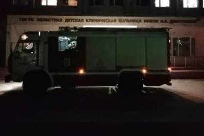 В Рязани заметили пожарную машину возле ОДКБ