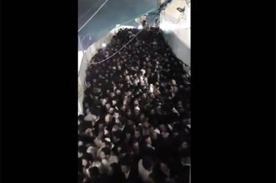 В Сети появилось видео с давкой во время религиозного праздника в Израиле