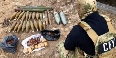 СБУ нашла два схрона боеприпасов боевиков «ЛНР»