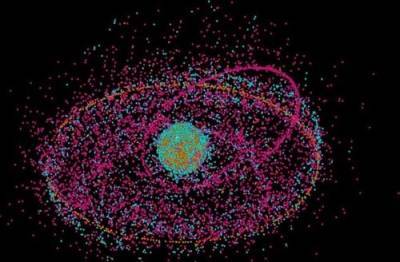 Появилась интерактивная карта космического мусора