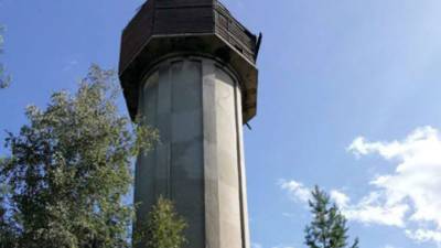 Молодые люди украли водонапорную башню под Калининградом