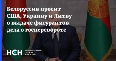 Белоруссия просит США, Украину и Литву о выдаче фигурантов дела о госперевороте