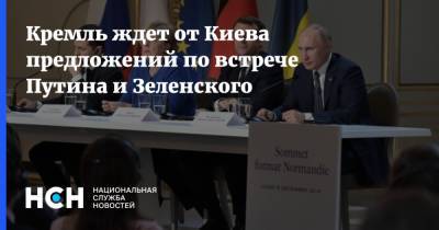 Кремль ждет от Киева предложений по встрече Путина и Зеленского