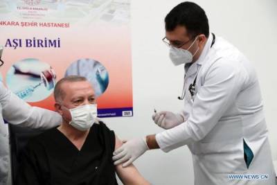Эрдоган: Россия поставит Турции серьëзный объëм вакцины «Спутник V»
