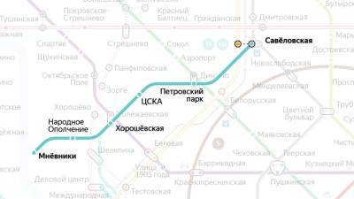 В столичном метро на "Хорошевской" человек попал под поезд