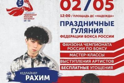 Праздничные гуляния в Серпухове проведёт Федерация бокса России