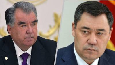 Президенты Киргизии и Таджикистана обсудят разногласия при личной встрече