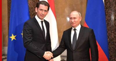 Путин и канцлер Австрии обсудили борьбу с коронавирусом и другое сотрудничество