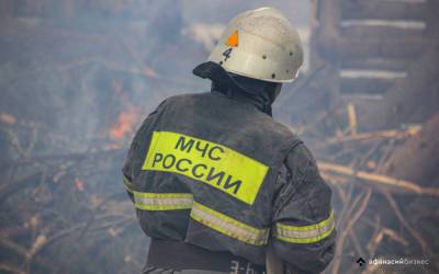 В Тверской области из-за пожара в бане едва не сгорел дом