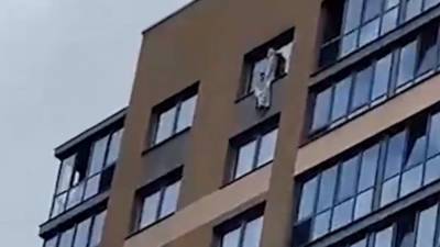 Пожарные сняли девочку с карниза горящей квартиры на 17-м этаже в Екатеринбурге